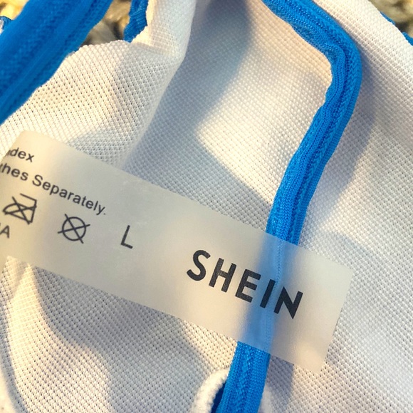 Large Blue Shein Bikini Set - Picture 4 of 7